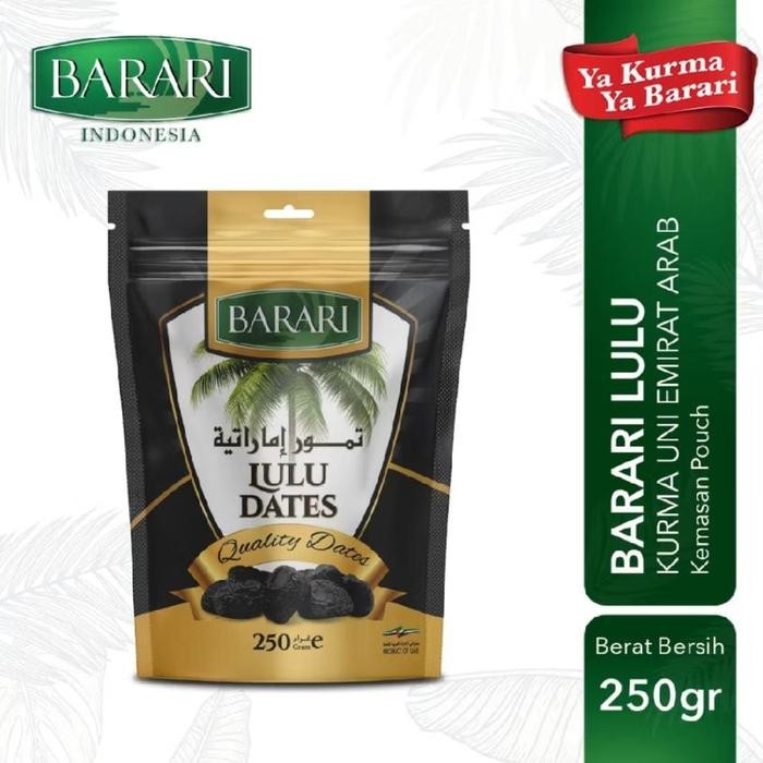 

NATURE- Barari Lulu Pouch Kurma Emirat Premium Dates High Quality Tekstur Lembut Dan Manis