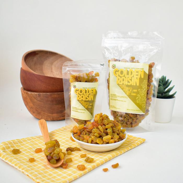 

NATURE- Golden Raisins Mini (Kismis Kuning) 500Gr Buah Buahan