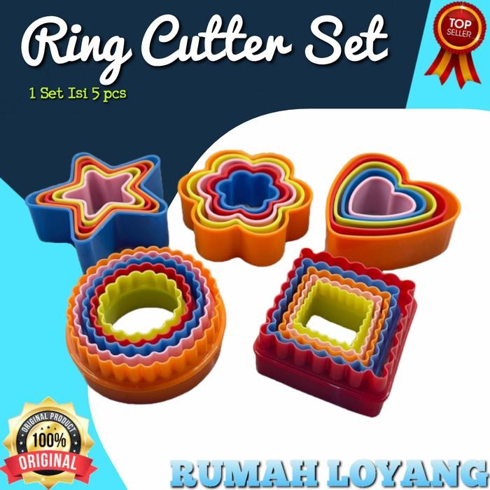 PROMO RING CUTTER BULAT / CETAKAN NASI BENTO PLASTIK