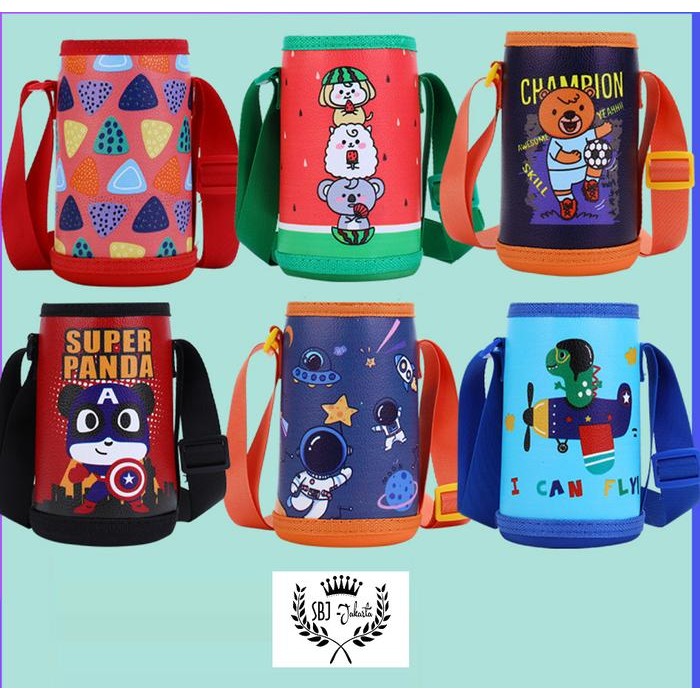 PROMO TAS TERMOS BOTOL MINUM SARUNG BOTOL MINUM DENGAN TALI STRAP SBJ08
