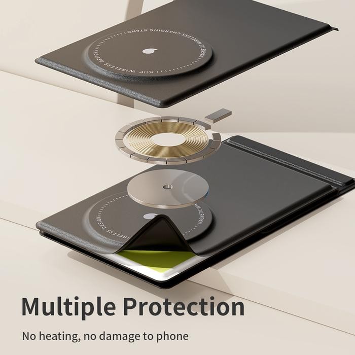 Kiip Wireless W50 Magnetic Stand Wireless Charger 15W Phone Holder