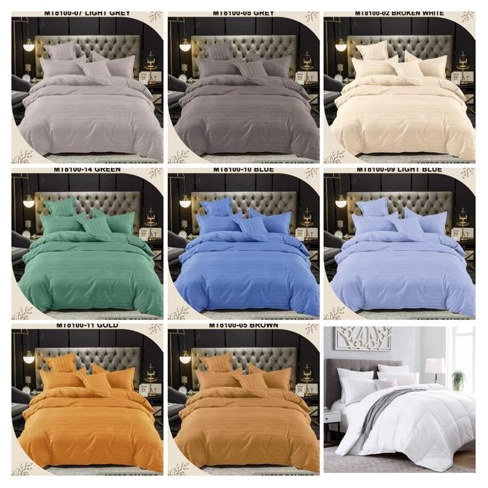 PROMO SPREI HOTEL SPREI POLOS PUTIH SPREI SALUR UK 90X200 100X200 120X200