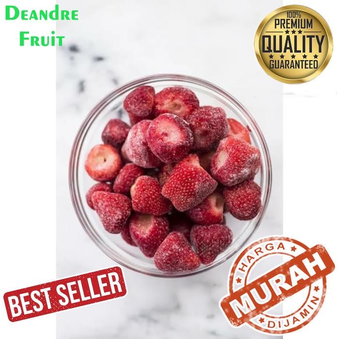

NATURE- Murah Banget 1Kg Frozen Strawberry Premium Buah Beku Stroberi Berry