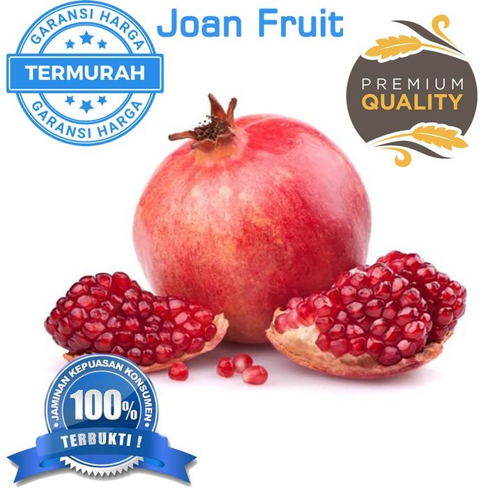 

NATURE- Grosir Termurah 1Pcs Buah Delima Merah Import Premium Red Pomegranate