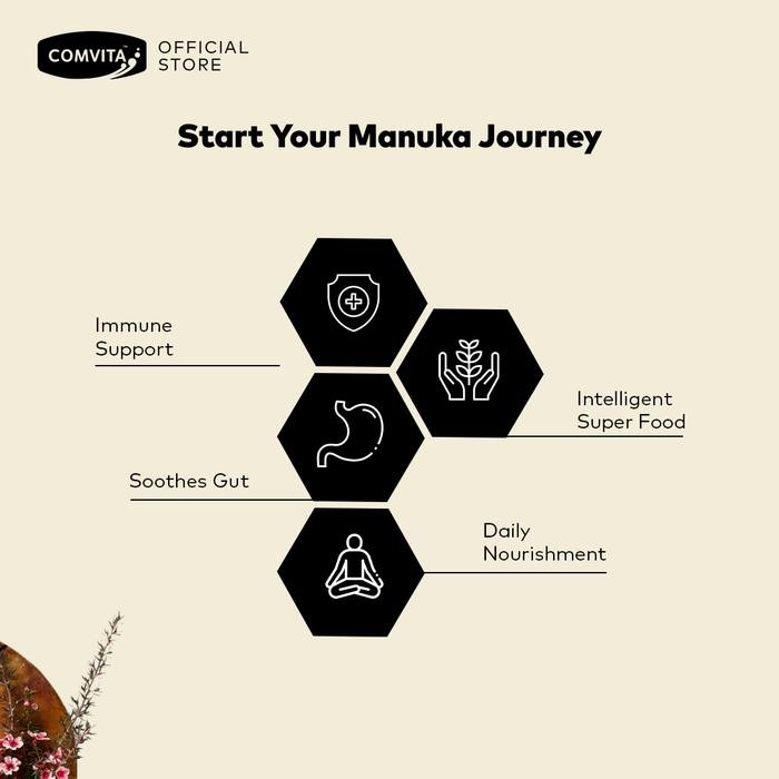 

Comvita Manuka Honey Umf 10+ 500G Madu Murni Alami New Zealand