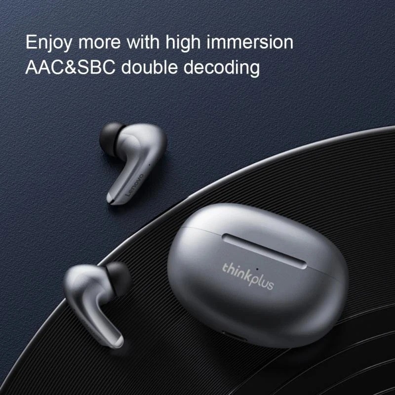Lenovo Thinkplus Earphone Bluetooth 5.3 TWS Noise Reduction Waterproof - LP5