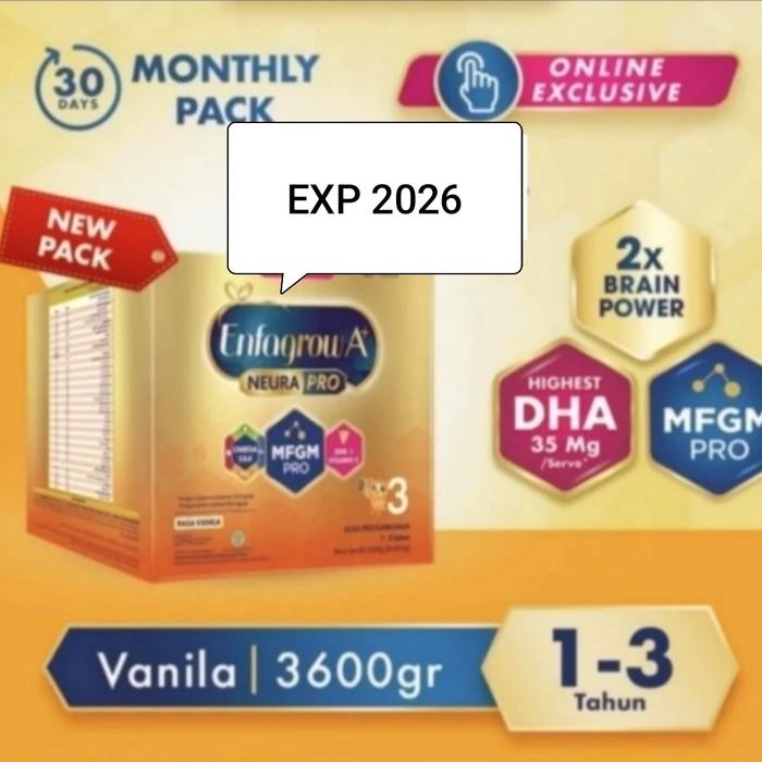 Susu Enfagrow A+3 / A+ 3 3600 Gram 3600Gr 3600 Gr