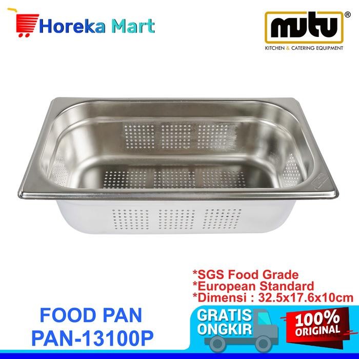 Tersedia Wadah Stainless Berlubang Food Pan / Perforated Gn Pan Mutu Pan-13100P