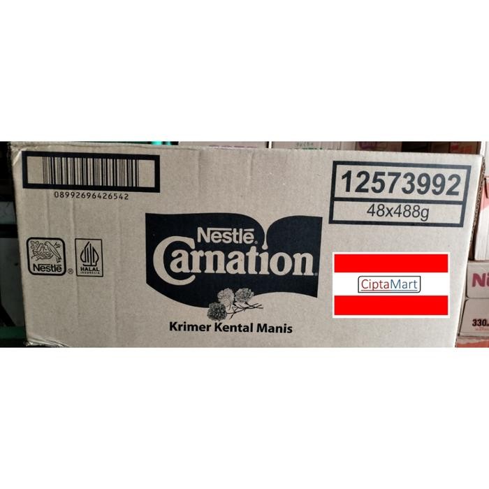 

Nestle Carnation Krimer Kental Manis 48 X 488 Gr ( 1 Dus )