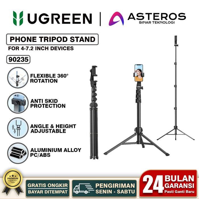 diskon ugreen tongsis tripod lipat universal iphone samsung selfie vlog 170cm