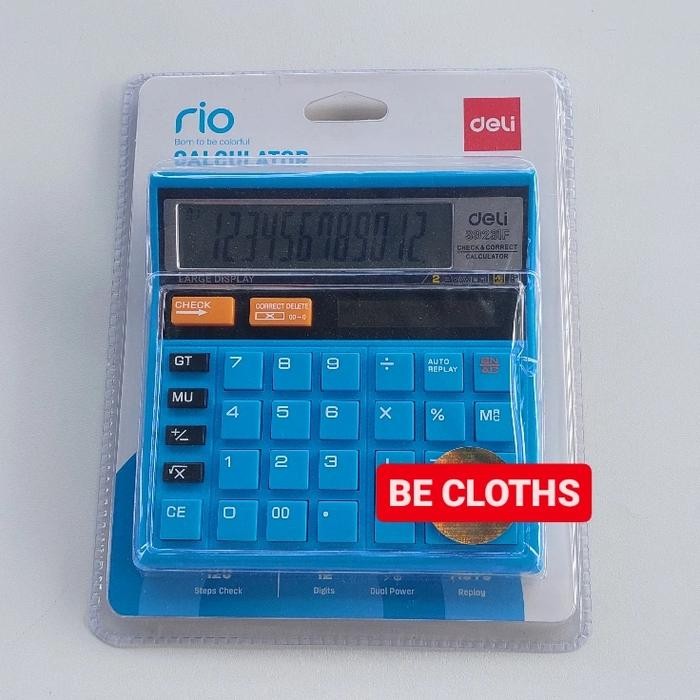 

deli 39231 kalkulator check correct 12 digits dlc 512 mirip ct-512 kode 209