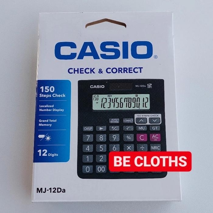 

casio mj12 da kalkulator desktop mj12da original 12 digits kode 103