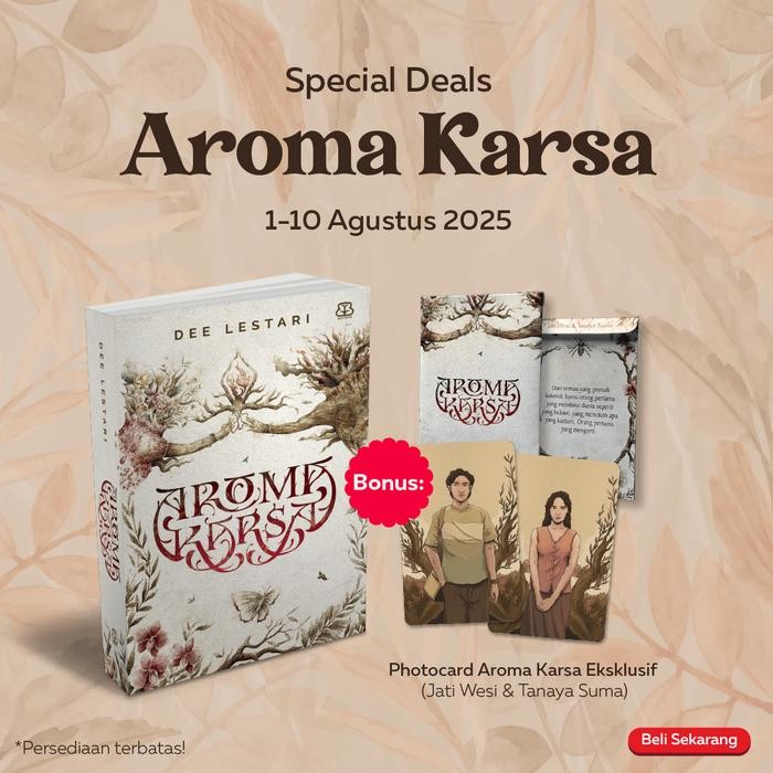 

[Mizan Jakarta] Buku Novel Aroma Karsa - Dee Lestari