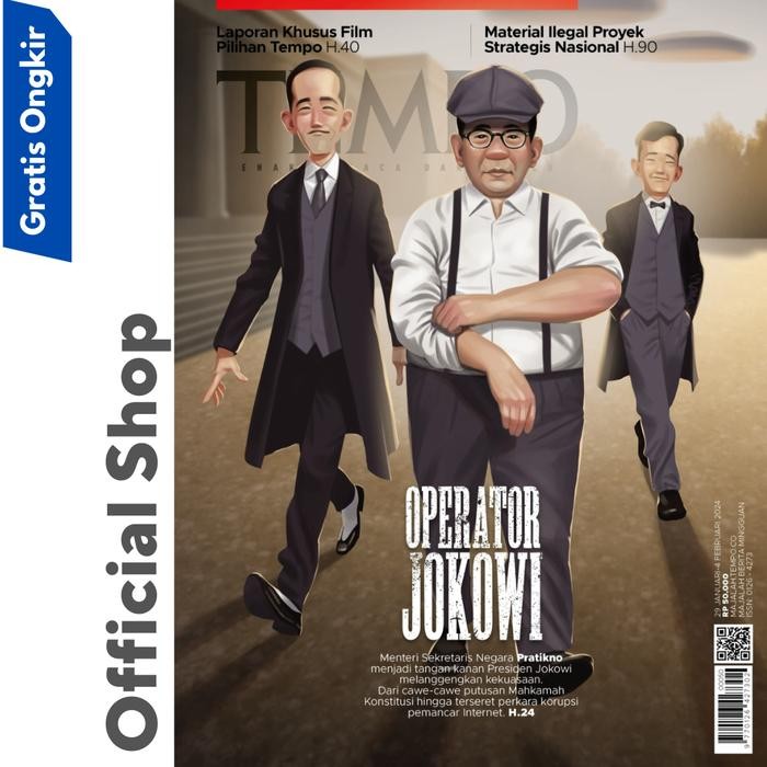

Majalah Tempo Ed 5250 OPERATOR POLITIK JOKOWI ( 29 Januari 2024 )