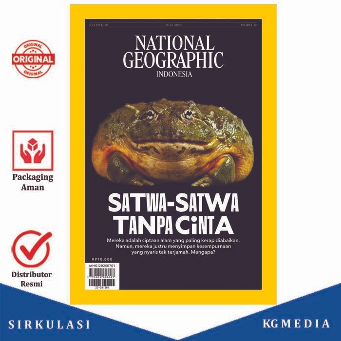 

National Geographic Indonesia Edisi Juli 2025 - Satwa-Satwa Tanpa Cinta