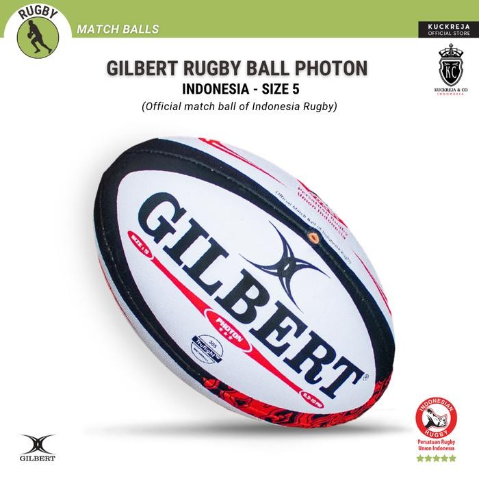 

Gilbert Rugby Ball PHOTON - INDONESIA (Size 5)
