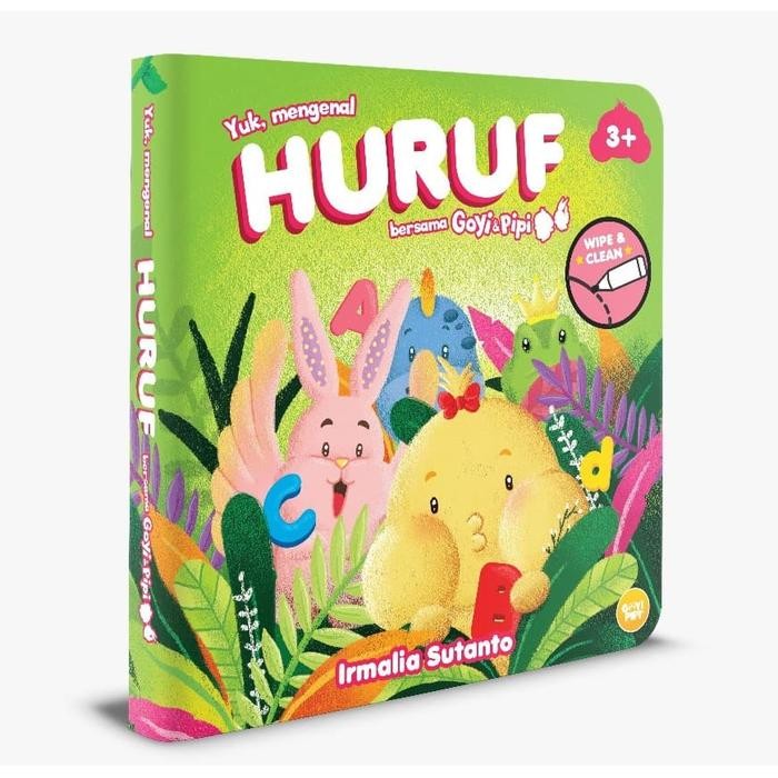 

[Mizan] Buku Seri Goyi Pipi Yuk Mengenal Huruf Bersama Goyi Pipi Boardbook