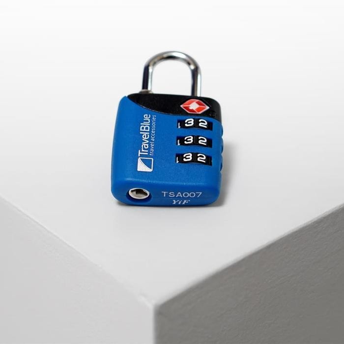 

Travel Blue 2 x Gembok Koper Combi TSA Lock New TB039