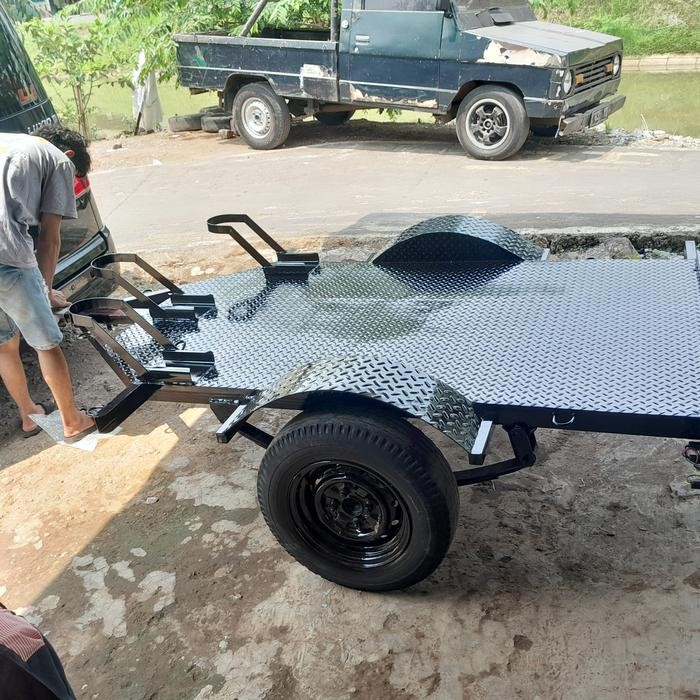 ASLI ANHANG TERAIL MUAT 3 MOTOR READY STOCK