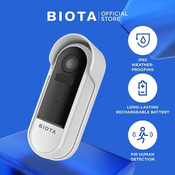 BIOTA Smart Home - Doorbell Wireless Bel Pintu Rumah Otomatis dengan Wifi Tanpa Kabel