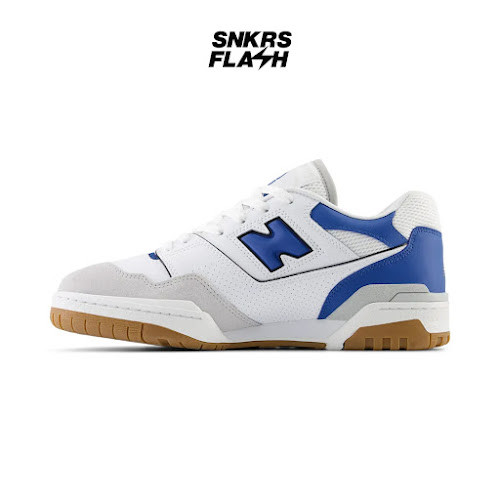 NEW BALANCE 550 V1 WHITE BLUE AGATE Sepatu Sneakers Unisex - BB550ESA - Size 44.5