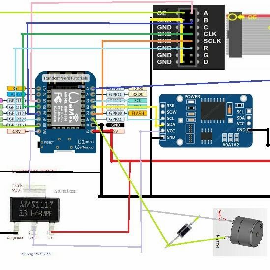 PJ jws wemos d1 mini 1 panel sd 6 panel