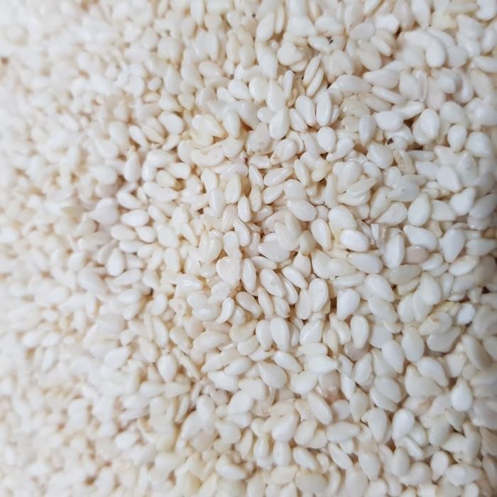 

BIJI WIJEN PUTIH / WHITE SESAME SEEDS MENTAH 1 KG repack / GROSIR