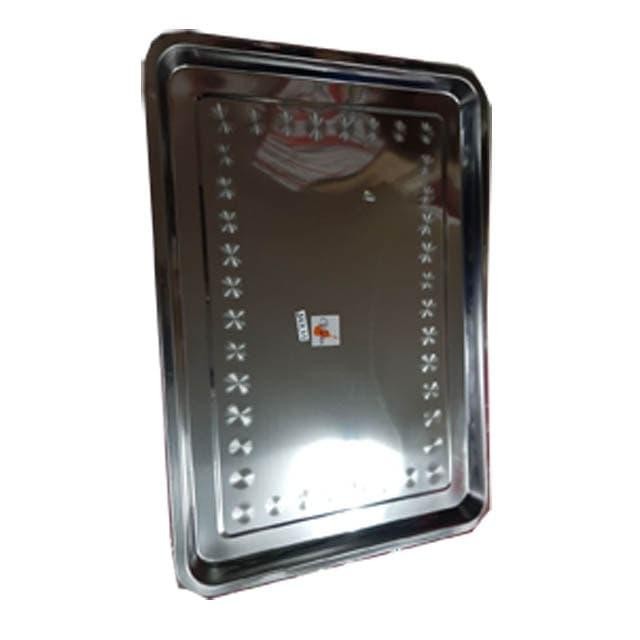 Terbaru - Violin Nampan Stainless 50 X 35 Cm