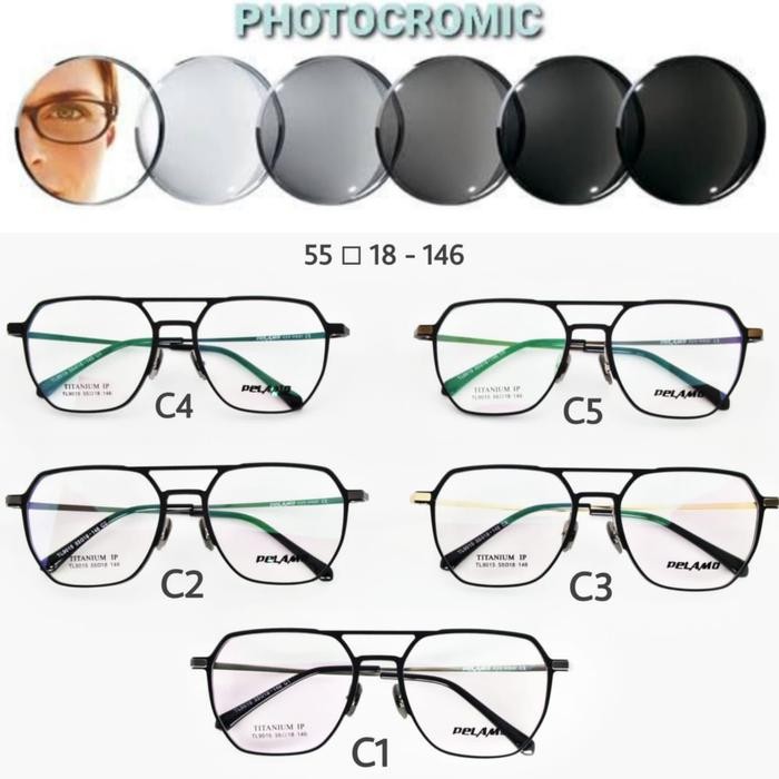 kacamata pria frame kacamata pria vintage titanium photocromic