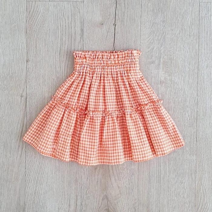 ROK ANAK PEREMPUAN GINGHAM