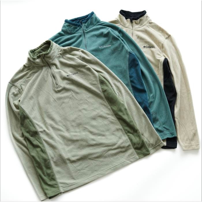 Columbia Mens Klamath Range Half Zip New Original