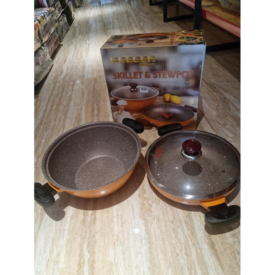 Panci Wajan Moegen Germany Skillet & Stewpot / moegen granite
