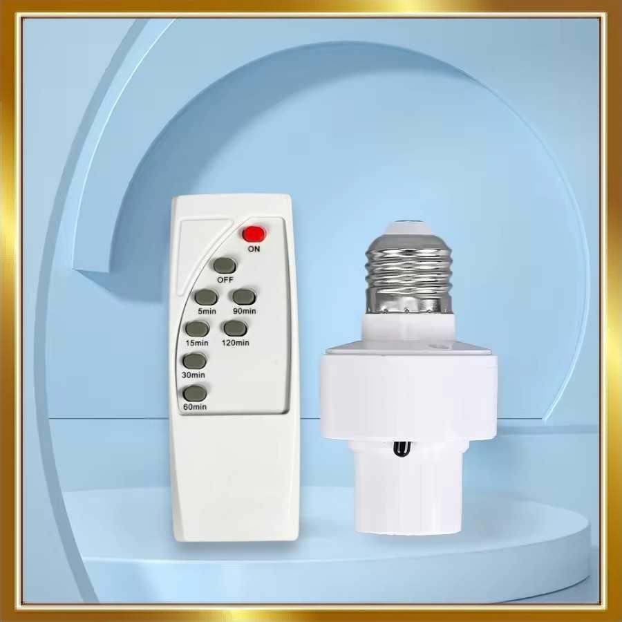 AMMTOO Fitting Lampu Bohlam E26 E27 dengan Remot Kontrol 40W - AMME27