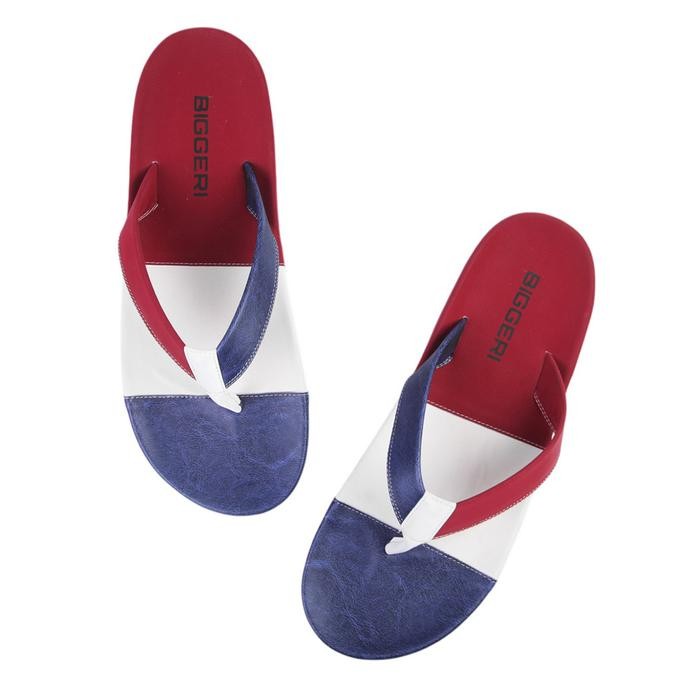 BIGGERI Sandal Jepit Pria Jumbo 44 45 46 47 Original Distro Sendal Ukuran Besar Keren Karet BG 846