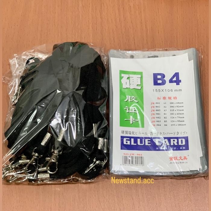 

Ready Bundling 20 Pcs Id Card B4 + 20 Pcs Tali Id Card Kait