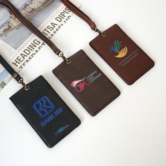 

Ready Id Card Holder Magnet Lipat Lanyard Lipat Ville Name Tag