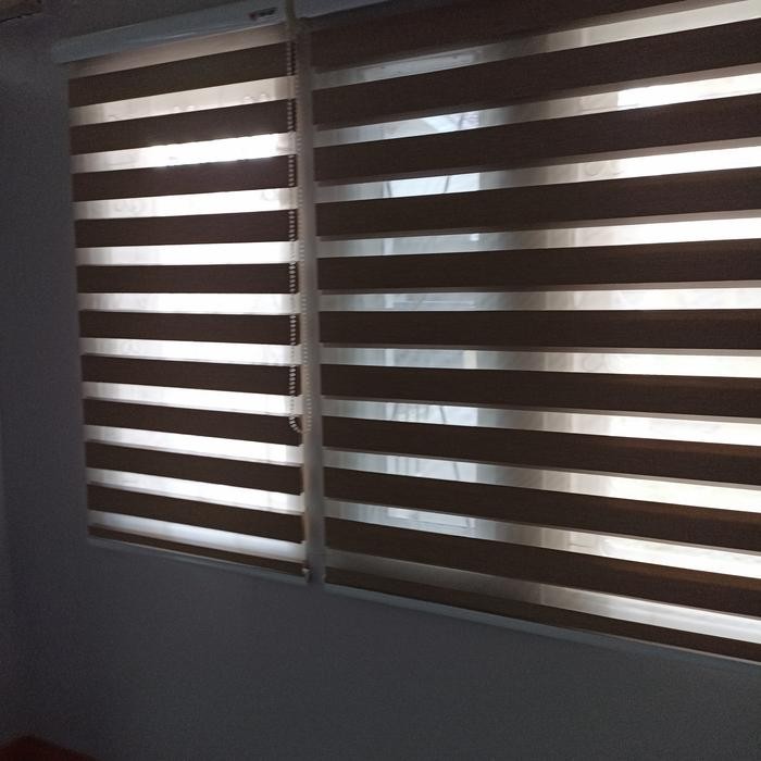 Zebra Blind Blackout Include Pasang