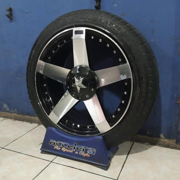 Bisa Termin Paketan Velg Dan Ban Mobil Bekas Racing Rasta Ring17 Lubang Baut 4
