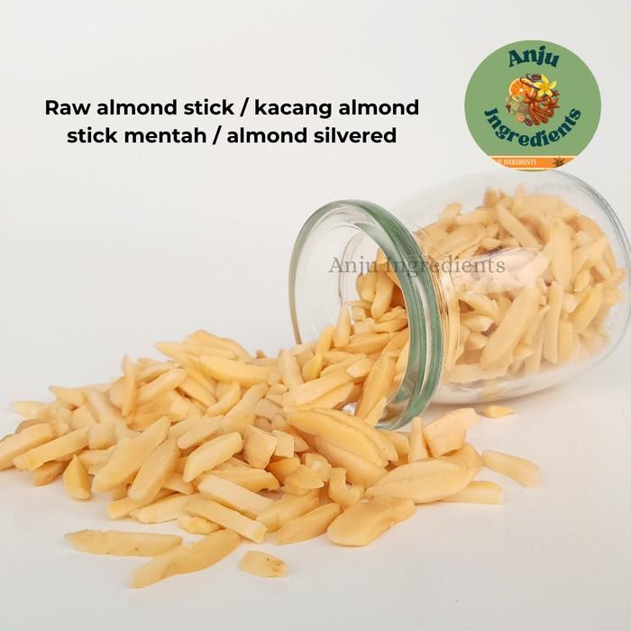 

Raw almond stick 500gr / kacang almond stick mentah / almond silvered