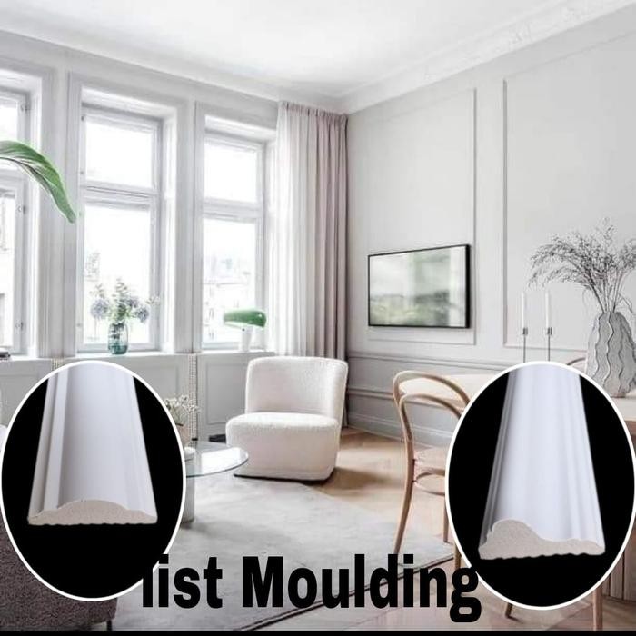 Easy Art - List Moulding Wall List Profile Kayu Dinding