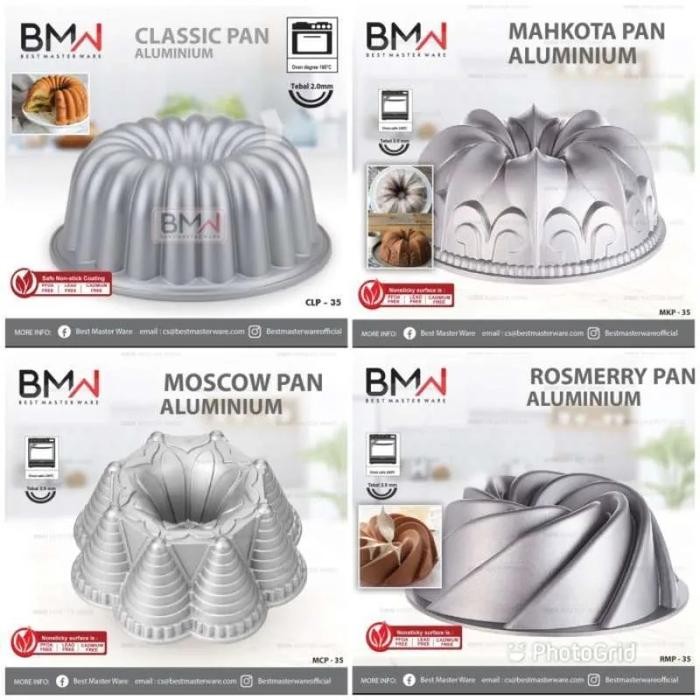MURAH BMW Loyang Cetakan Kue Pan Aluminium - Stainless steel