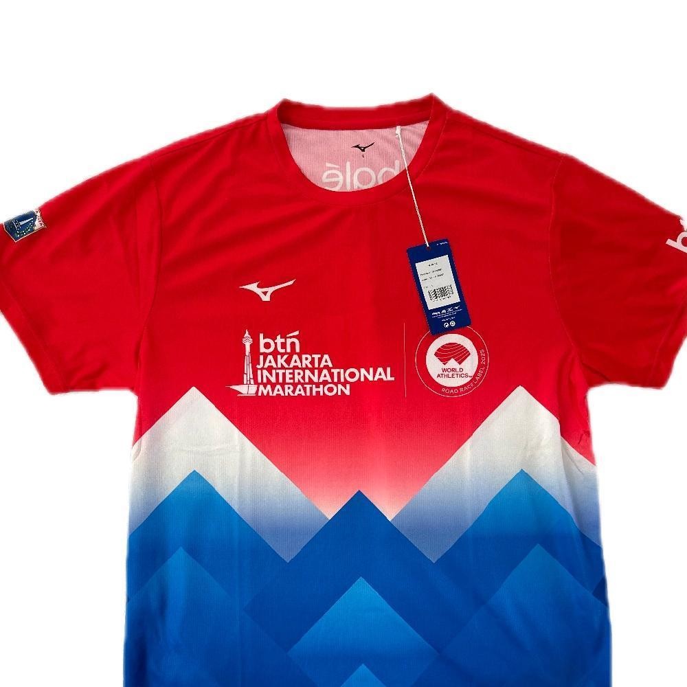 Jersey Lari BTN jakarta internasional marathon run Pakaian Kaos lari pria wanita | Kaos Olahraga Uni