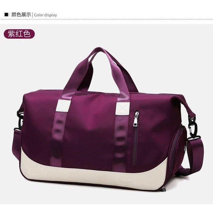 PROMO TAS TRAVEL TAS OLAHRAGA TAS PAKAIAN TAS GYM TAS WANITA IMPORT 618417 SIAP KIRIM