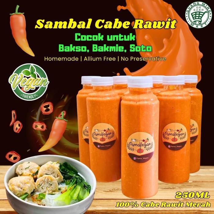 

Sambal Cabe Rawit khas Kalimantan Vegan Vegetarian / Sambal Bakmie / Sambal Bakso / Sambal Soto