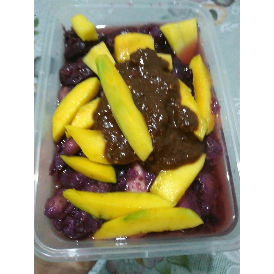 

Rujak buah langka jamblang kemang gandaria mangga muda