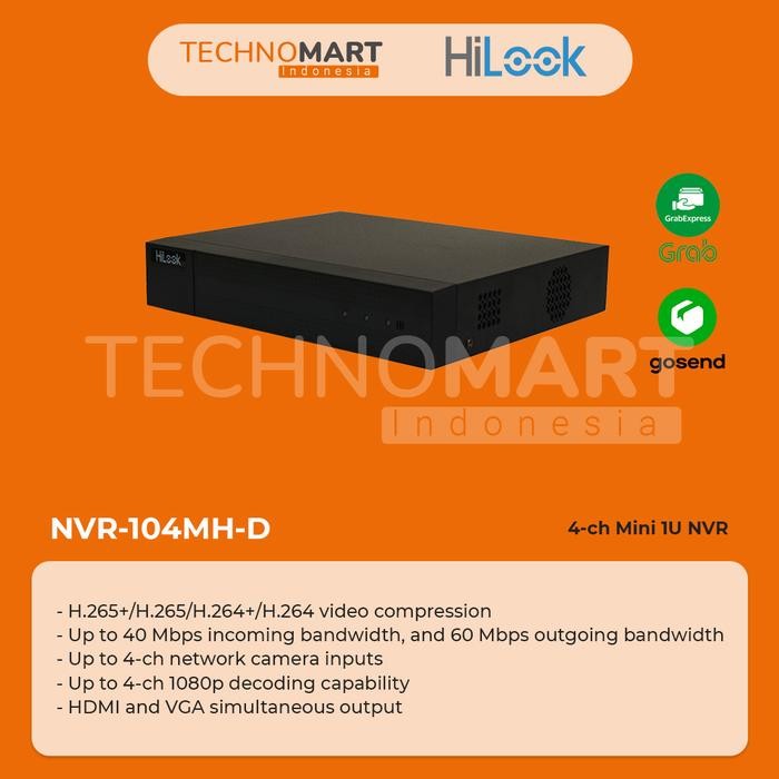 NVR-104MH-D - HILOOK NVR 4 CHANNEL