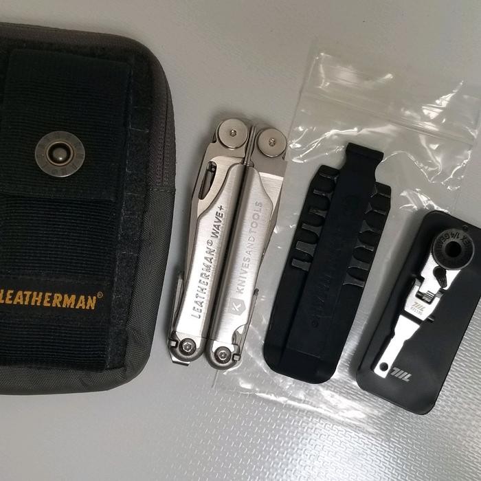 Leatherman Wave Plus Wave+ knives and tools x 711l 711L Flat End Flex Head Ratchet Driver Wrench EDC