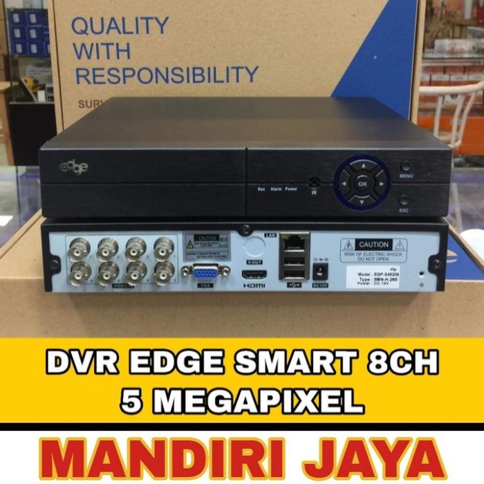 DVR 8 CHANNEL EDGE 5.0MP FULL HD 6IN1