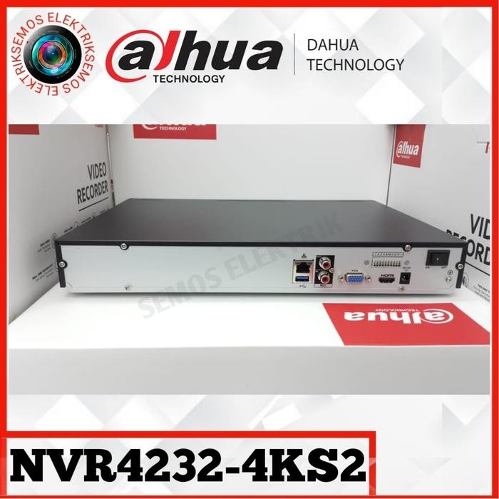 NVR 32 CHANNEL DAHUA 4K AND H.265 NVR4232-4KS2/L