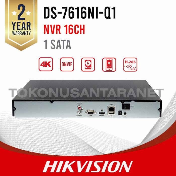 DS-7616NI-Q1 NVR 16Ch HIKVISION